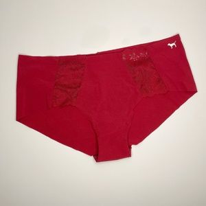 New! Victoria's Secret Pink No-Show Hipster Panty, Large